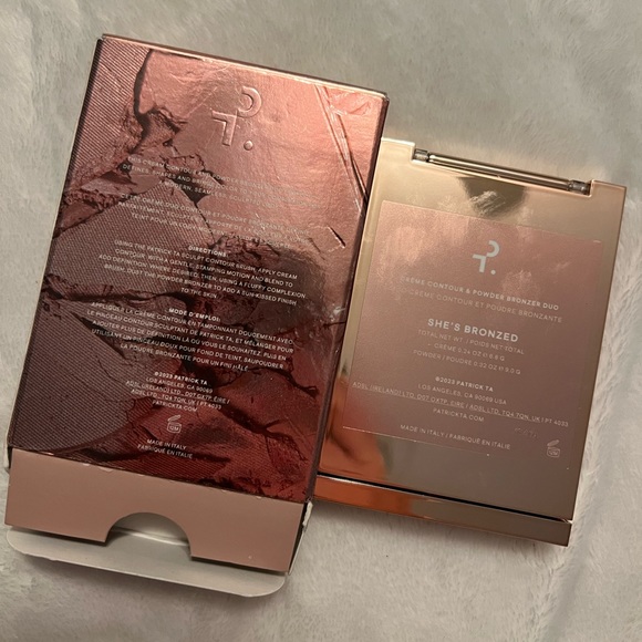 Patrick TA Major Sculpt Crème Contour & Powder Bronzer Duo in She’s Bronzed-NEW! - Picture 6 of 8